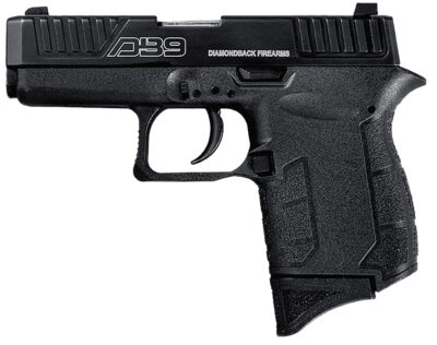 Diamondback DB0200P001 DB9 Gen4 Micro-Compact Frame 9mm Luger 6+1, 3.10" Stainless Steel Barrel, Black Serrated Stainless Steel Slide, Black Polymer Frame w/Beavertail & Grip