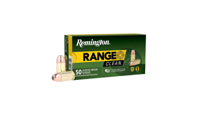Remington Ammunition 27687 Range Clean 45ACP 230gr Flat Nose Enclosed Base 50 Per Box/10 Case