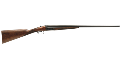 Dickinson ST1226DH Estate  12 Gauge with 26" Black Barrel, 3" Chamber, 2rd Capacity, Color Case Hardened Metal Finish, Oil Turkish Walnut Stock & Double Trigger Right Hand (Full Size)