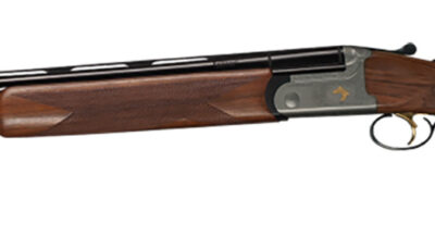 Bettinsoli USA BOSL122822 Omega S Lite 12 Gauge Break Open 3" 2rd 28" Blued 28" Vent Rib Barrel Stainless Engraved Stainless Receiver Walnut Wood Fixed Stock Ambidextrous Hand