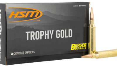 HSM 65X284130VLD Trophy Gold Extended Range 6.5x284 Norma 130 gr Berger Hunting VLD Match 20 Per Box/ 20 Case