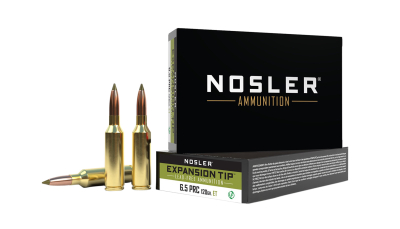 Nosler 40688 E-Tip  6.5PRC 120gr Spitzer E Tip Lead Free 20 Per Box/10 Case