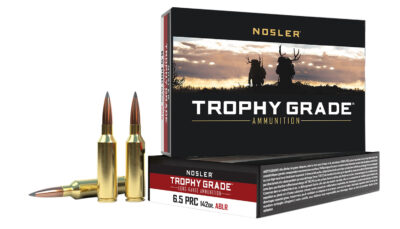 Nosler 61232 Trophy Grade Long-Range 6.5PRC 142gr Nosler Spitzer AccuBond Long Range 20 Per Box/10 Case