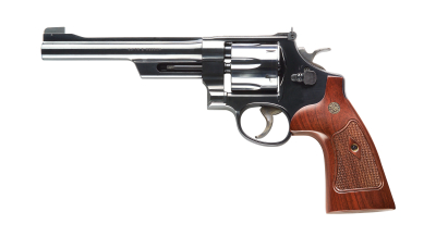 SMITH AND WESSON 27 357M/38S 6.5" 6RD BL/WD AS