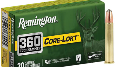 Remington Ammunition R27743 Core-Lokt  360Buckhammer 200gr Soft Point Core-Lokt 20 Per Box/10 Case
