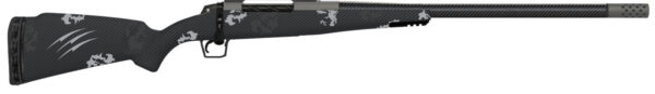 Fierce Firearms ROG7RM22GP Carbon Rogue  Full Size 7mm Rem Mag 3+1 22" Hand Lapped/Match Grade Threaded Barrel, Glacier Cerakote Steel Receiver, Phantom Camo Fierce Rogue Carbon Fiber Stock