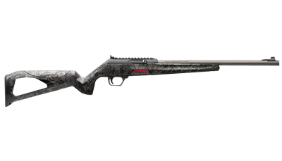 Winchester Repeating Arms 521154102 Wildcat SR 22 LR 10+1 16.50" Threaded Sporter Barrel,  Picatinny Rail Matte Black Polymer Receiver, Forged Carbon Gray Skeletonized Synthetic Stock, Ambidextrous