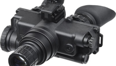 AGM Global Vision 12W7P122153211 Wolf-7 PRO NL1 Night Vision Goggles Black 1x 27mm, Generation 2+ Level 1, 45-54 lp/mm Resolution, Green Filter