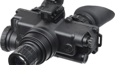 AGM Global Vision 12W7P122154211 Wolf-7 PRO NW1 Night Vision Goggles Black 1x 27mm, Generation 2+ Level 1, 45-54 lp/mm Resolution, White Filter