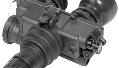 AGM Global Vision 12PV7123284111 PVS-7 3AW1 Night Vision Goggles Black 1x 27mm, Generation 3 White Phosphor Level 1, 64-72 Ip/mm Resolution White Filter