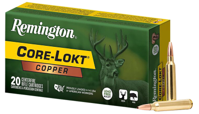 Remington Ammunition R27858 Core-Lokt Copper 300WinMag 180gr Copper Hollow Point 20 Per Box/10 Case