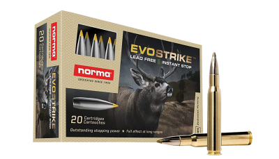 Norma Ammunition 20177342 Dedicated Hunting Evostrike 30-06Springfield 139gr Polymer Tip Boat Tail 20 Per Box/10 Case