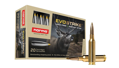 Norma Ammunition 20166482 Dedicated Hunting Evostrike 6.5Creedmoor 93gr Polymer Tip Boat Tail 20 Per Box/10 Case