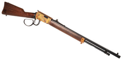 Heritage Mfg STR22LCH20 Settler  22 LR 15+1 20" Black Oxide Barrel, Color Case Hardened Rec, Light Stained Walnut Furniture, Buckhorn Sights