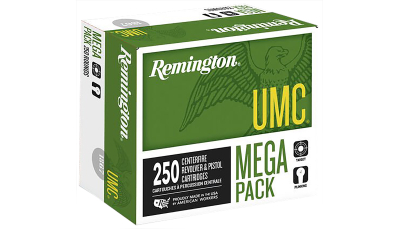 Remington Ammunition 23779 UMC Mega Pack 40S&W 180gr Full Metal Jacket 250 Per Box/4 Case