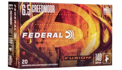 Federal F65CRDTFS1 Fusion  6.5Creedmoor 140gr Bonded Soft Point 20 Per Box/10 Case