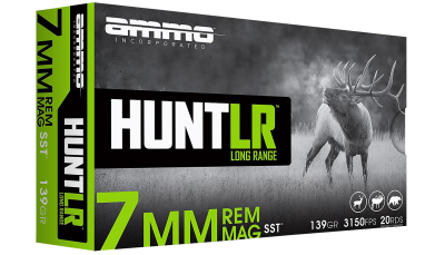 Ammo Inc 7MM139SSTA20 Hunt Long Range 7mm 139gr Super Shock Tip 20 Per Box/10 Case