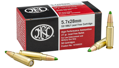 FN 10700020 High Performance  5.7x28mm 27gr Jacketed Hollow Point 50 Per Box/40 Case