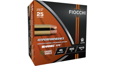 Fiocchi 45LCBA Hyperformance  45Colt 200gr XPB 25 Per Box/8 Case