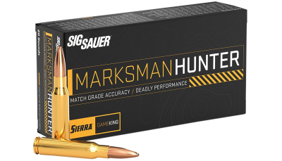 Sig Sauer E65CMGK13020 Marksman Hunter  6.5Creedmoor 130gr 20 Per Box/10 Case