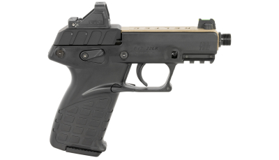 Kel-Tec P17TANBLKOPTIC P17  22 LR 16+1 3.80" w/Optic & Holster Tan/Black