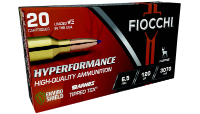 Fiocchi 65PRCTT Hyperformance  6.5PRC 120gr Barnes Tipped TSX 20 Per Box/10 Case