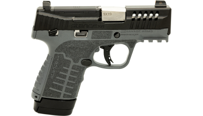 Savage Arms 67059 Stance XR 9mm 13+1 3.20" Natural Black Nitride Ported Stainless Steel Slide Gray Glass Filled Nylon Grip Ambidextrous