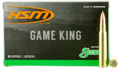 HSM 300WINMAG14N Game King 300 Win Mag 200 gr Sierra GameKing Spitzer Boat Tail 20 Per Box/ 20 Case