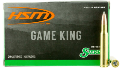 HSM 300641N Game King 30-06 Springfield 180 gr Sierra GameKing Spitzer Boat Tail 20 Per Box/ 20 Case