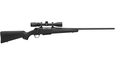 Winchester Guns 535705255 XPR Scope Combo 300 WSM 3+1 Cap 26" Blued Perma-Cote Rec/Barrel Matte Black Stock Right Hand with MOA Trigger System (Full Size) Includes Vortex Crossfire II 3-9x40mm Scope