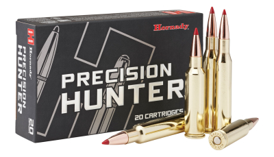 Hornady 85578 Precision Hunter  7mm-08Rem 150gr Extremely Low Drag eXpanding 20 Per Box/10 Case