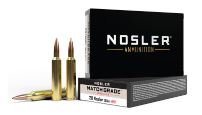 Nosler 51287 Match Grade  28Nosler 168gr Custom Competition Hollow Point Boat Tail 20 Per Box/10 Case