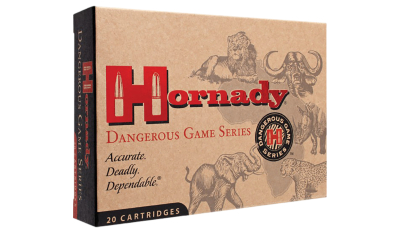 Hornady 8265 Dangerous Game  416Rigby 400gr Dangerous Game Solid 20 Per Box/6 Case