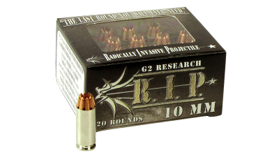 G2 Research G00601 R.I.P  10mmAuto 115gr Fracturing Hollow Point 20 Per Box/25 Case