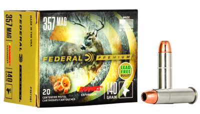 Federal P357XB1 Premium 357Mag 140gr Barnes Expander BRX 20 Per Box/10 Case