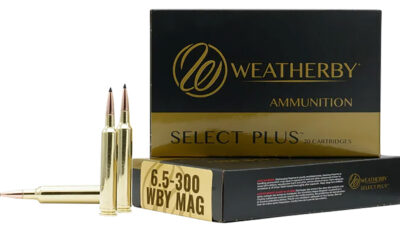 Weatherby B653127LRX Select Plus 6.5-300WthbyMag 127gr Barnes LRX Lead Free 20 Per Box/10 Case