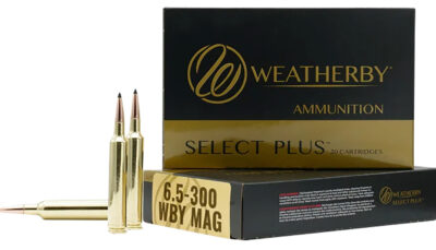 Weatherby F653130SCO Select Plus 6.5-300WthbyMag 130gr Swift Scirocco II 20 Per Box/10 Case