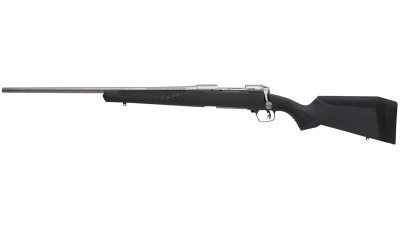 Savage Arms 57059 110 Storm 300 Win Mag 3+1 24", Matte Stainless Metal, Gray Fixed AccuStock with Accufit, Left Hand