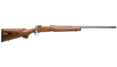 Savage Arms 18464 12 Varminter Low Profile 223 Rem 4+1 Cap 26" 1:7" Matte Stainless Rec/Barrel Satin Brown Stock Right Hand (Full Size) with Detachable Box Magazine