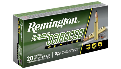 Remington Ammunition 29320 Premier Scirocco Bonded 243Win 90gr Swift Scirocco Bonded 20 Per Box/10 Case