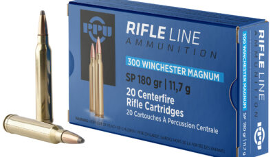 PPU PP3003 Standard Rifle 300WinMag 180gr Soft Point 20 Per Box/10 Case