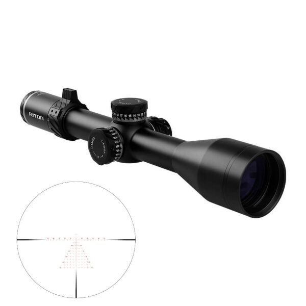 RITON OPTICS 5 CONQUER 4-28X56 MOA FFP IL