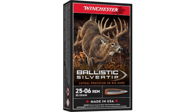 Winchester Ammo SBST2506A Ballistic Silvertip 25-06Rem 85gr Fragmenting Polymer Tip 20 Per Box/10 Case