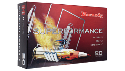 Hornady 82453 Superformance  444Marlin 265gr InterLock Flat Point 20 Per Box/10 Case