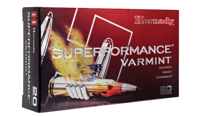 Hornady 8334 Superformance Varmint  22-250Rem 35gr Non Traditional eXpanding 20 Per Box/10 Case