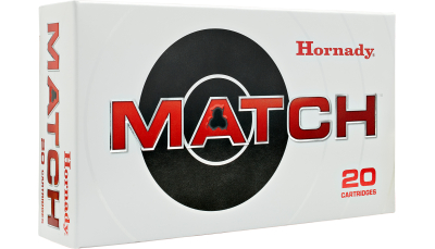 Hornady 8097 Match 308Win 168gr Boat Tail Hollow Point 20 Per Box/10 Case