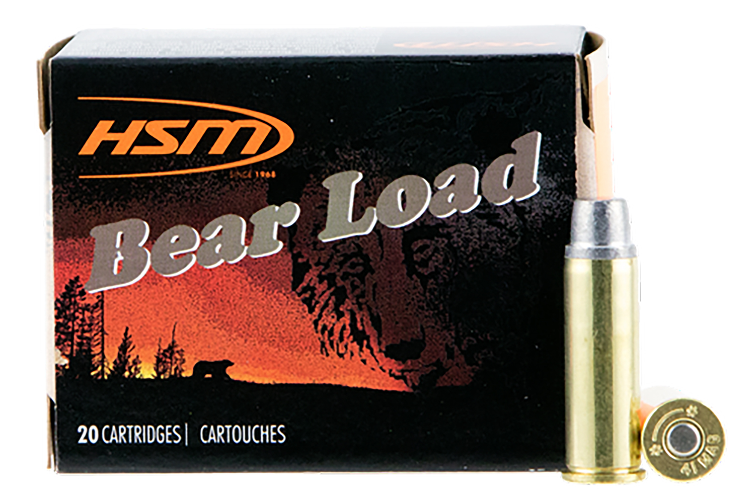 HSM 414N Bear Load 41 Rem Mag 230 gr Semi Wadcutter 50 Per Box/ 10 Case