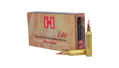 Hornady 80466 Custom Lite 243Win 87gr Super Shock Tip 20 Per Box/10 Case