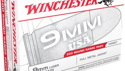 Winchester Ammo USA9W USA 9mmLuger 115gr Full Metal Jacket 200 Per Box/5 Case