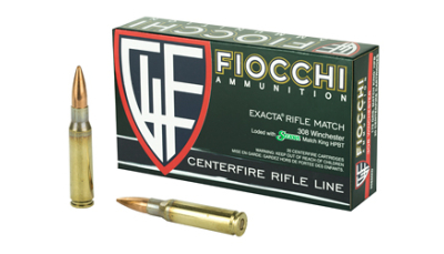 FIOCCHI 308WIN 175GR HPBT MK 20/200